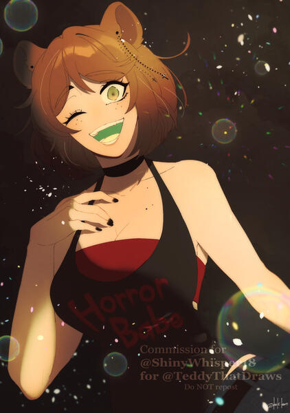 Commission for @ShinyWhisper 18 for @TeddyThatDraws on Twitter.